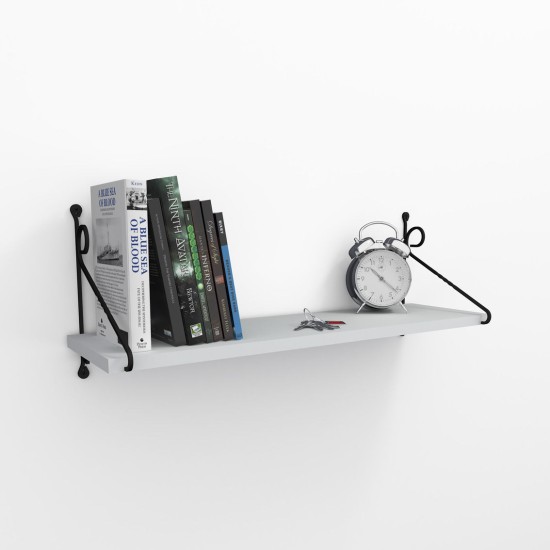 Wall Shelf Seramoni - White White Hanah Home Wall Shelf Seramoni - White White