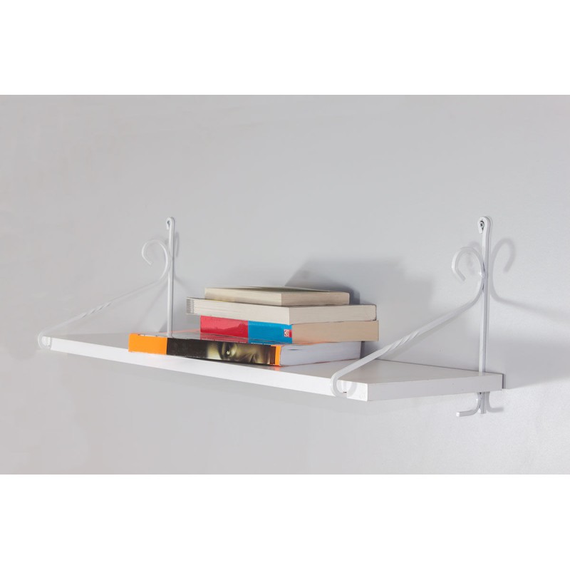 Hanah Home Wall Shelf Seramoni - Shiny White White
