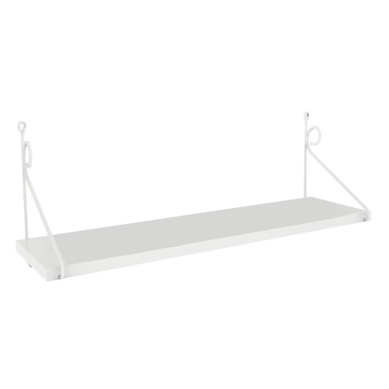 Wall Shelf Seramoni - Shiny White White Hanah Home Wall Shelf Seramoni - Shiny White White