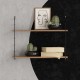 Wall Shelf Armoni 2li - Walnut Walnut Hanah Home Wall Shelf Armoni 2li - Walnut Walnut