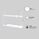 Wall Shelf Armoni 2li - Shiny White White Hanah Home Wall Shelf Armoni 2li - Shiny White White