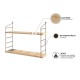 Wall Shelf Armoni 2li - Oak Oak Hanah Home Wall Shelf Armoni 2li - Oak Oak