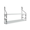 Hanah Home Wall Shelf Seramoni 2li - White White