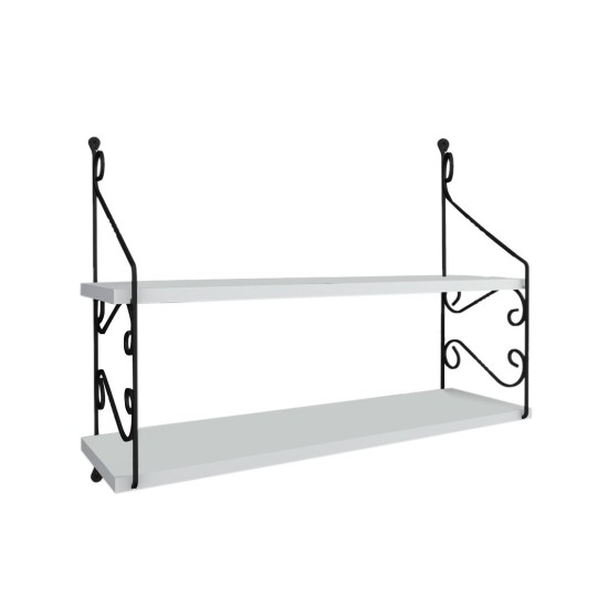 Wall Shelf Seramoni 2li - White White Hanah Home Wall Shelf Seramoni 2li - White White