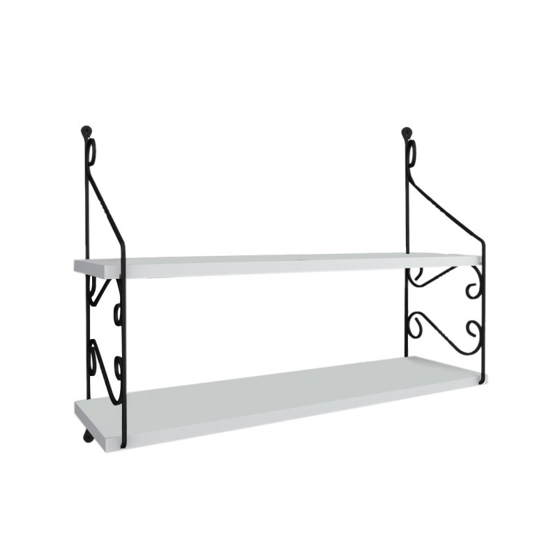 Hanah Home Wall Shelf Seramoni 2li - White White