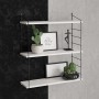 Wall Shelf Armoni 3'lü - White White