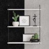Hanah Home Wall Shelf Armoni 3lü - White White