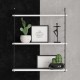 Wall Shelf Armoni 3lü - White White Hanah Home Wall Shelf Armoni 3lü - White White