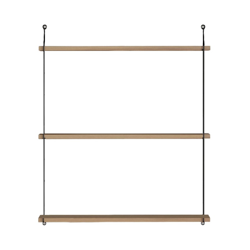 Hanah Home Wall Shelf Armoni 3lü - Walnut Walnut