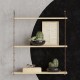 Wall Shelf Armoni 3lü - Oak Oak Hanah Home Wall Shelf Armoni 3lü - Oak Oak