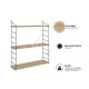 Wall Shelf Armoni 3lü - Oak Oak Hanah Home Wall Shelf Armoni 3lü - Oak Oak
