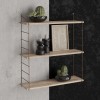 Hanah Home Wall Shelf Armoni 3lü - Sacramento Brown