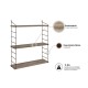 Wall Shelf Armoni 3lü - Sacramento Brown Hanah Home Wall Shelf Armoni 3lü - Sacramento Brown