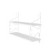Hanah Home Wall Shelf Seramoni 2li - Shiny White White