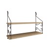 Hanah Home Wall Shelf Seramoni 2li - Oak Oak