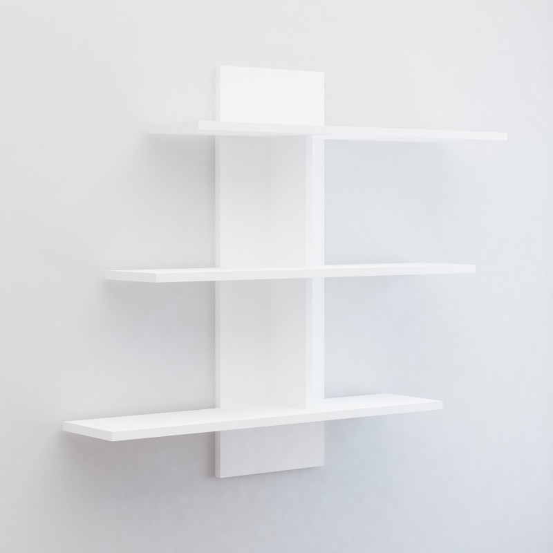 Hanah Home Wall Shelf Lale - White White