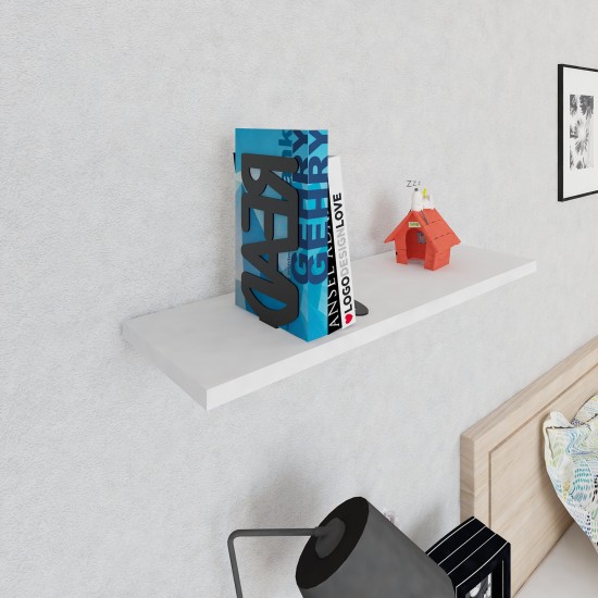 Metal Bookend Reading - Black Black Hanah Home Metal Bookend Reading - Black Black