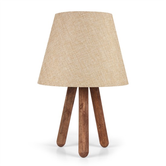 Επιτραπέζιο Φωτιστικό - AYD-641 - Cream Καφέ - 22x23x33εκ Επιτραπέζιο Φωτιστικό - AYD-641 - Cream Καφέ - 22x23x33εκ
