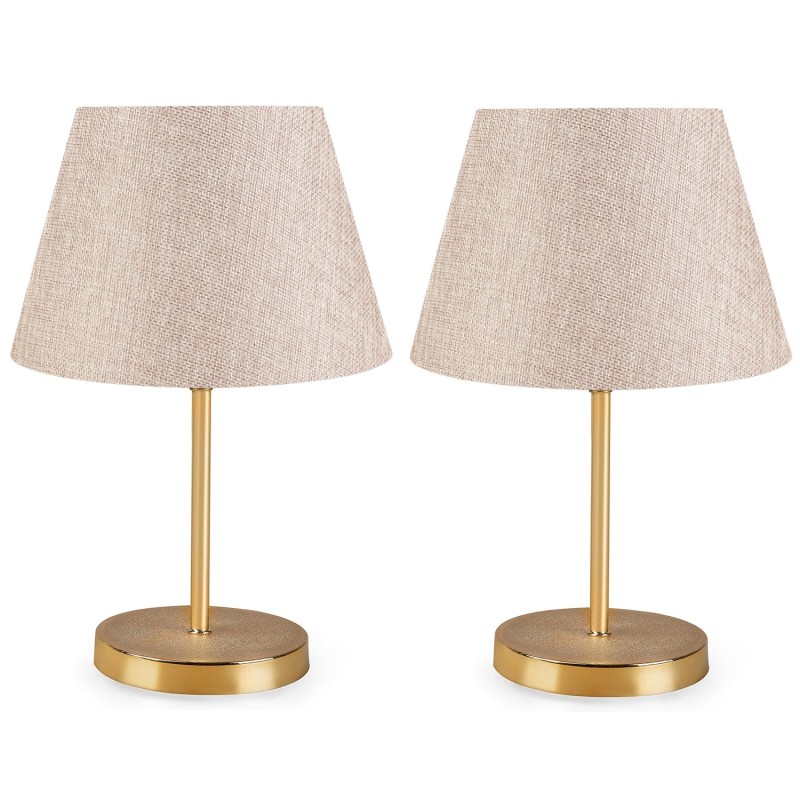 Opviq Table Lamp Set (2 Pieces) AYD - 2337 Cream