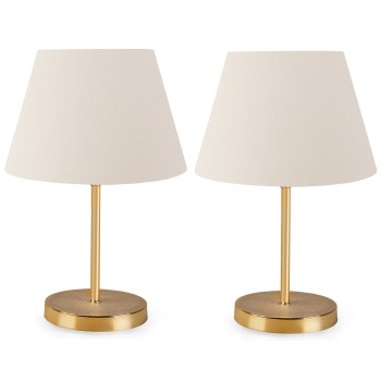Table Lamp Set (2 Pieces) AYD - 2339 Cream