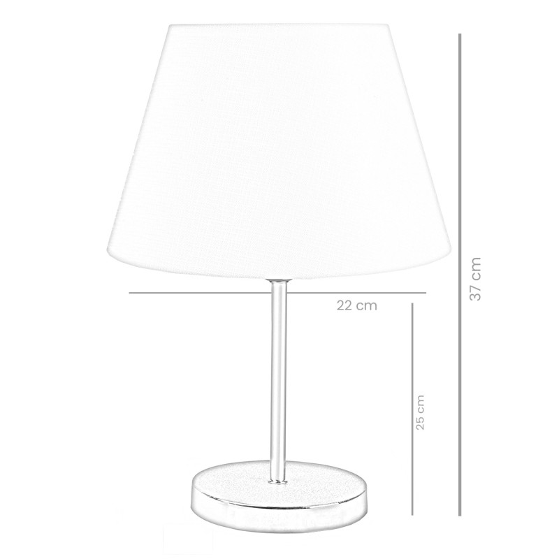 Opviq Table Lamp Set (2 Pieces) AYD - 2339 Cream