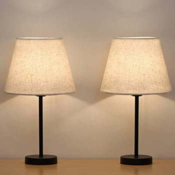 Table Lamp Set (2 Pieces) AYD - 2570 Cream