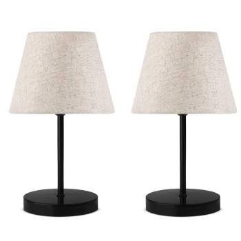 Table Lamp Set (2 Pieces) AYD - 2570 Cream