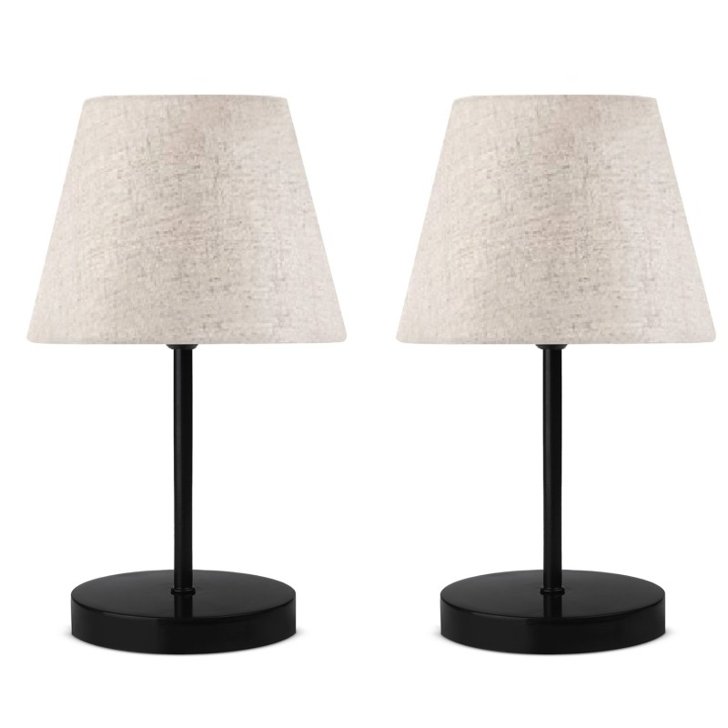 Opviq Table Lamp Set (2 Pieces) AYD - 2570 Cream