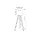 Opviq Floor Lamp AYD-1518 Beige
Oak