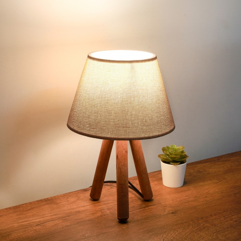 Opviq Table Lamp AYD-3171 Beige