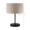 Opviq Table Lamp AYD-2848 Beige
Black