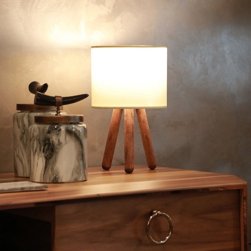 Opviq Table Lamp AYD-2939 Cream