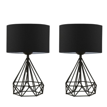 Table Lamp Set (2 Pieces) AYD-2974 Black