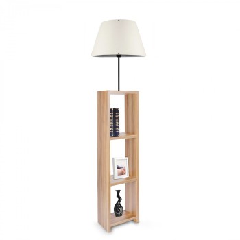 Wooden Floor Lamp AYD-3152 Cream