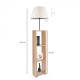 Wooden Floor Lamp AYD-3152 Cream Opviq Wooden Floor Lamp AYD-3152 Cream