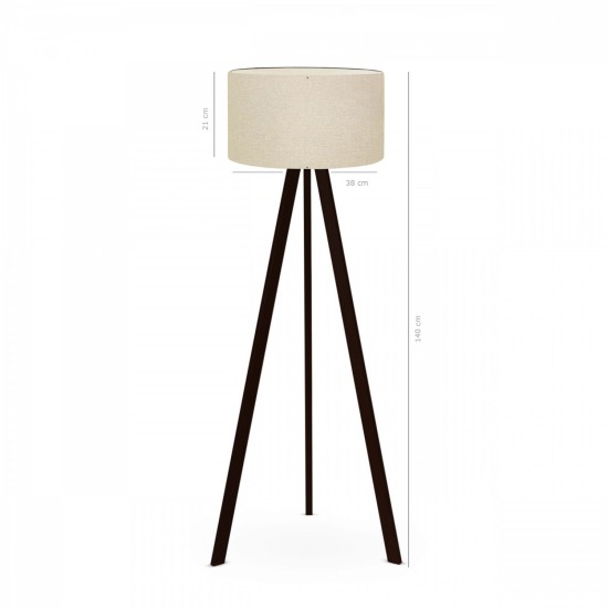 Floor Lamp AYD-2804 Beige Opviq Floor Lamp AYD-2804 Beige