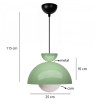 Opviq Chandelier 241339 Green