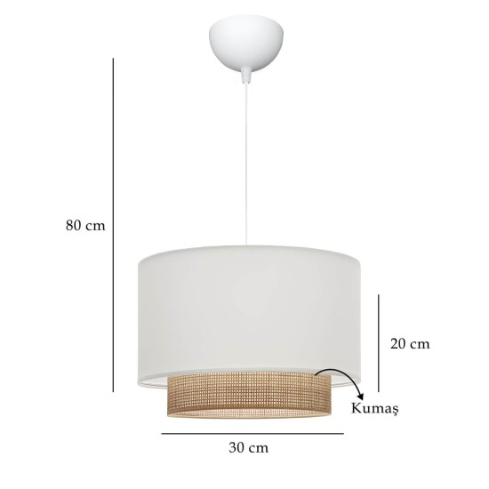 Opviq Chandelier 241324 Cream