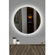Mirror with Led Lighting Round - Diameter : 60 cm - White White