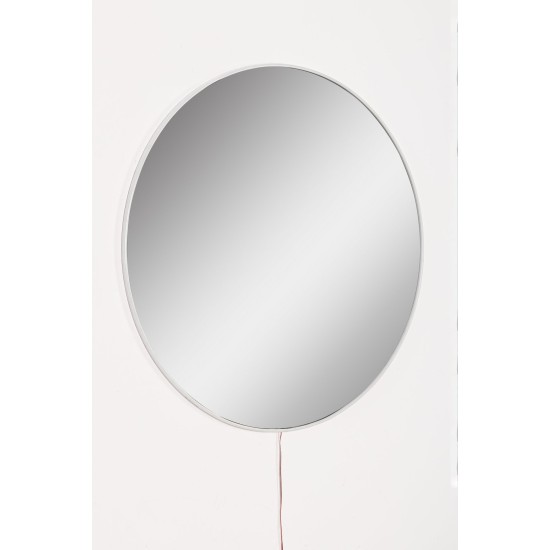 Mirror with Led Lighting Round - Diameter : 60 cm - White White