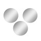 Mirror Round - Triple - Diameter: 30 cm - Silver Silver Mirror Round - Triple - Diameter: 30 cm - Silver Silver