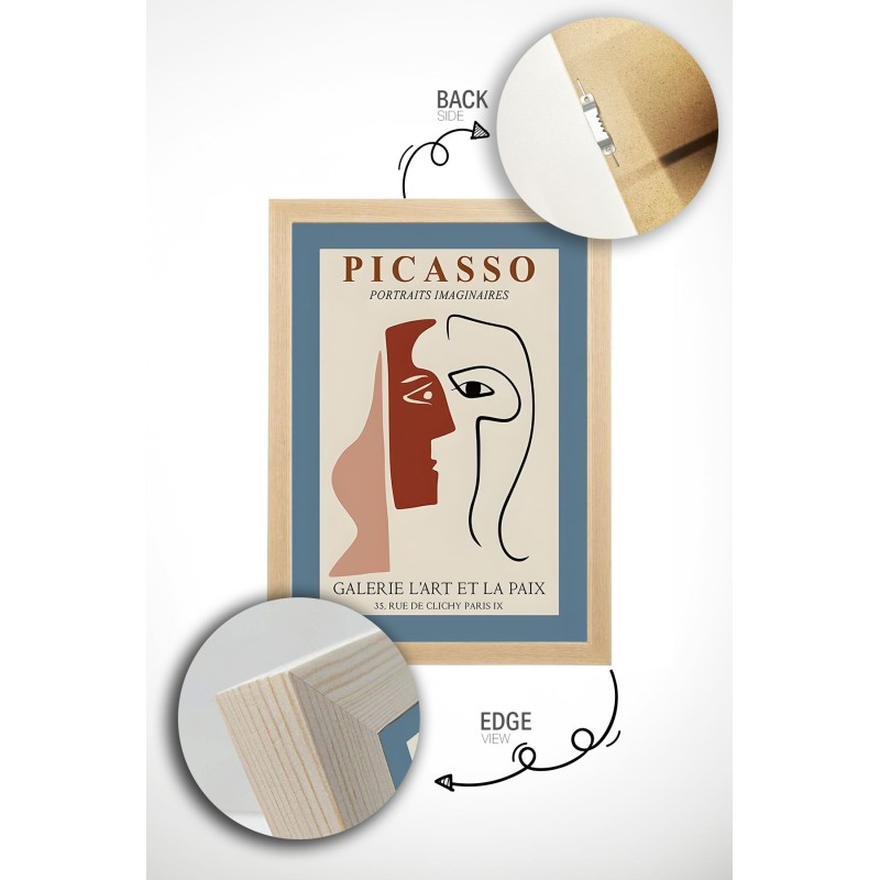 Decorative Framed Painting (6 Pieces) Artsycllct15 Multicolor