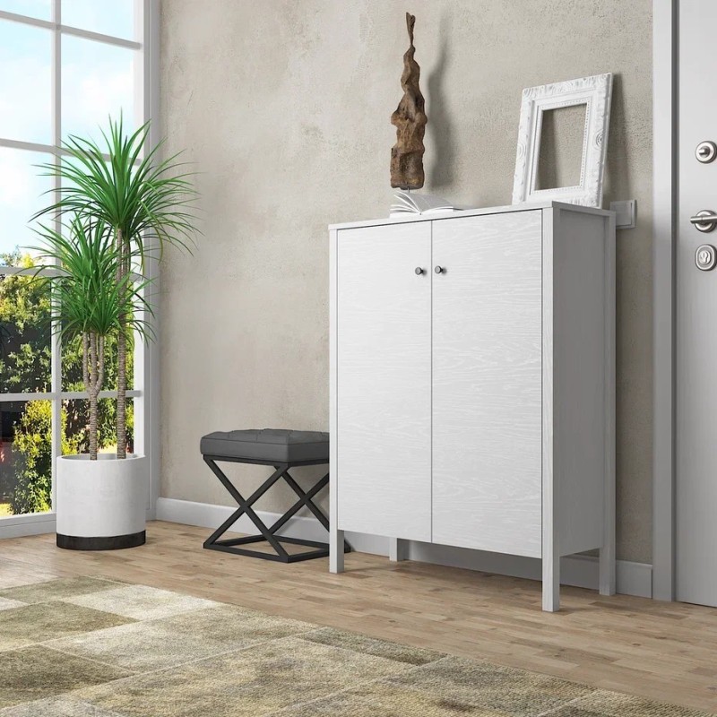 Shoe Cabinet FRN-10046 Wooden
White