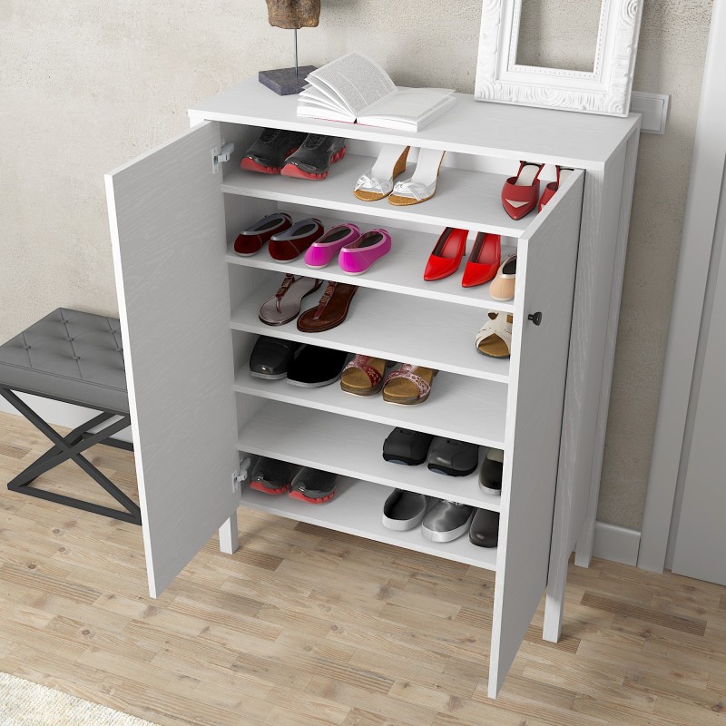Shoe Cabinet FRN-10046 Wooden
White
