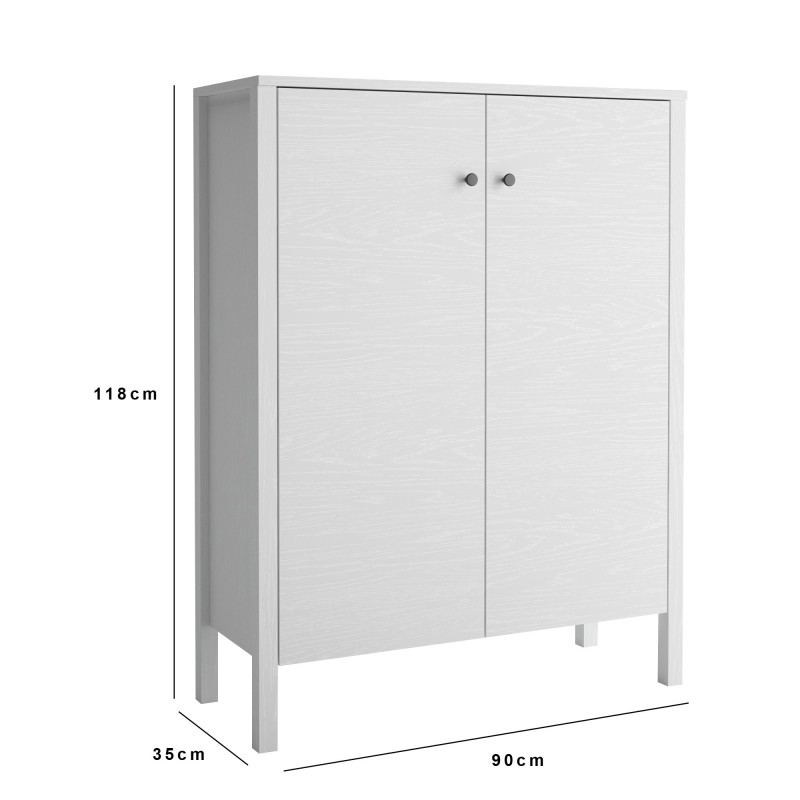 Shoe Cabinet FRN-10046 Wooden
White