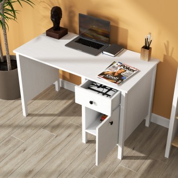 Study Desk FRN-20036 Wooden
White
