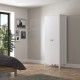 Ντουλάπα Ρούχων - FRN-10040 - Χρώμα Λευκό - 70x54x195εκ Ντουλάπα Ρούχων - FRN-10040 - Χρώμα Λευκό - 70x54x195εκ