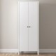 Ντουλάπα Ρούχων - FRN-10040 - Χρώμα Λευκό - 70x54x195εκ Ντουλάπα Ρούχων - FRN-10040 - Χρώμα Λευκό - 70x54x195εκ