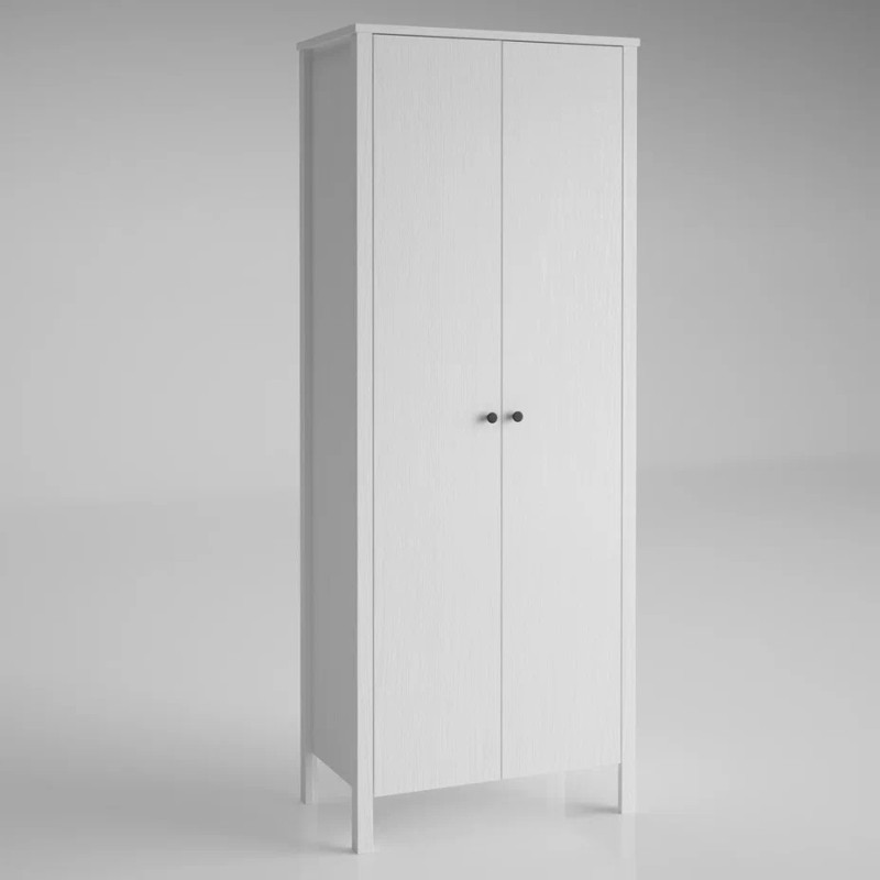 Ντουλάπα Ρούχων - FRN-10040 - Χρώμα Λευκό - 70x54x195εκ