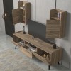 Σύνθεση Τηλεόρασης - FRN-7000-1 - Χρώμα Καρυδί - 180x40x55εκ